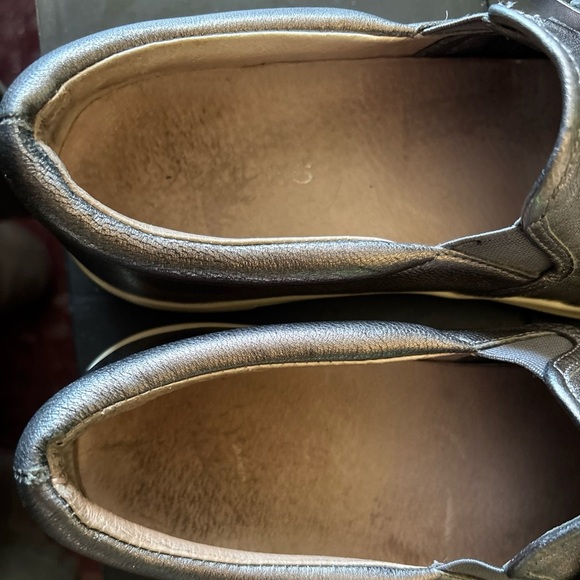 J Slides Aztec Winnie Platform Tassel Sneaker Loafer Leather Slip On Pewter 8 - Picture 6 of 6